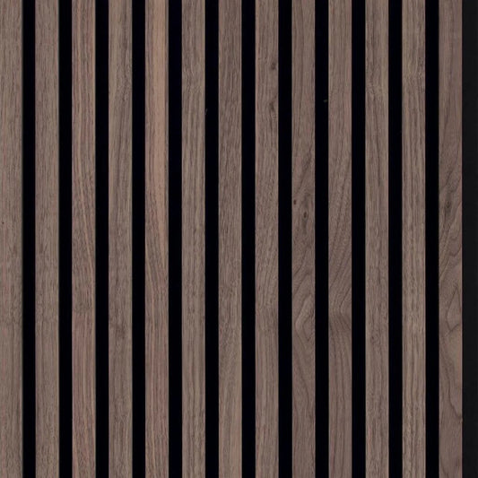 Donkere Eiken Akoestisch Wandpaneel 280x60cm