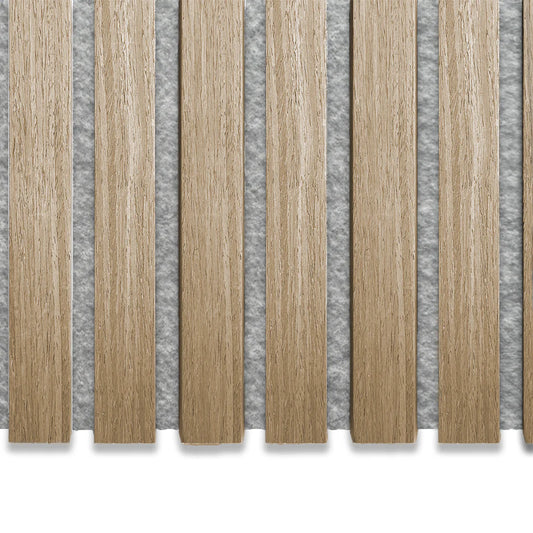 Licht Hout - 300x60cm - Grijzen vilt