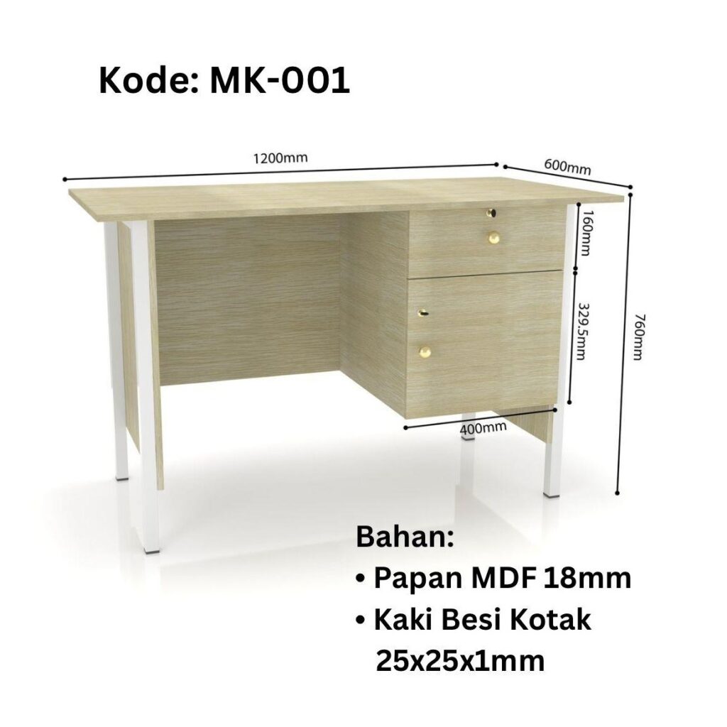 Meja Kantor MKA-001